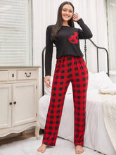 2 Pack Womens Pajama Set Long Sleeve Loungewear Sai Feel